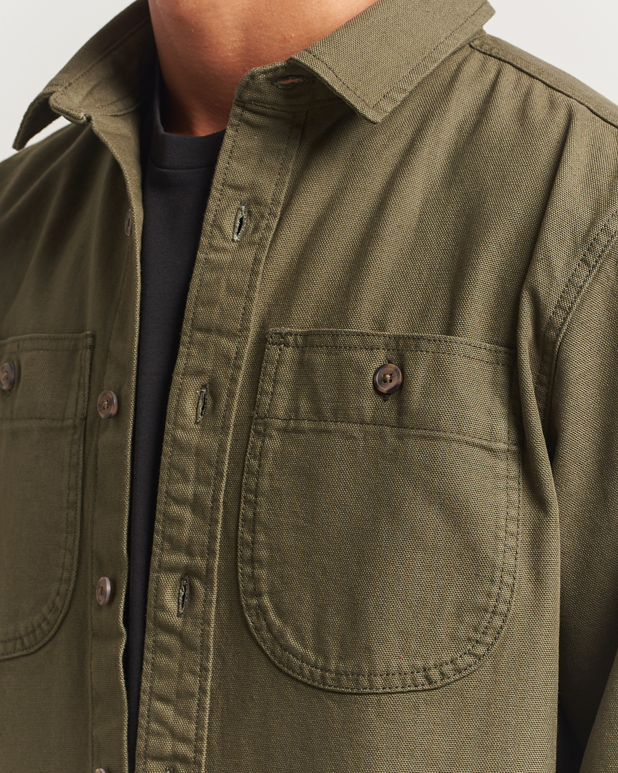 Hombres | Camisas | Patagonia | Point Reyes Canvas Shirt Basin Green