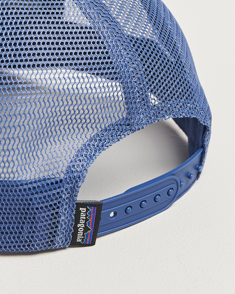 Hombres | Patagonia P-6 Logo LoPro Trucker Hat Barnacle Blue | Patagonia | P-6 Logo LoPro Trucker Hat Barnacle Blue