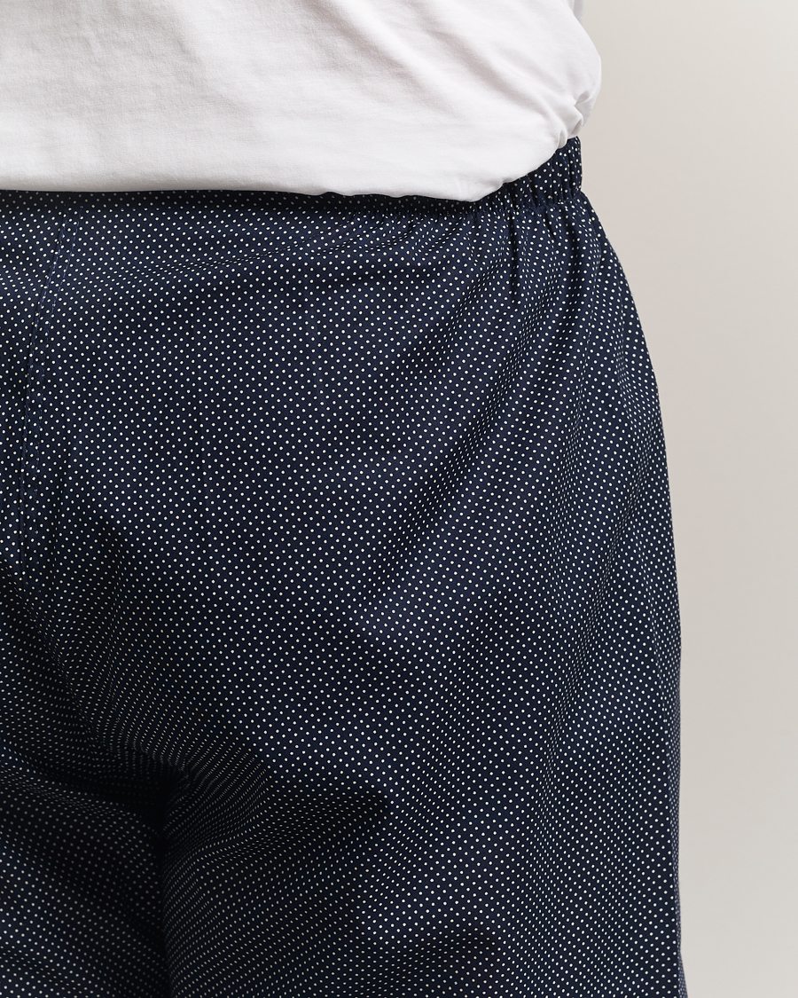 Hombres | Pijamas y batas | Derek Rose | Printed Cotton Pyjama Set Navy