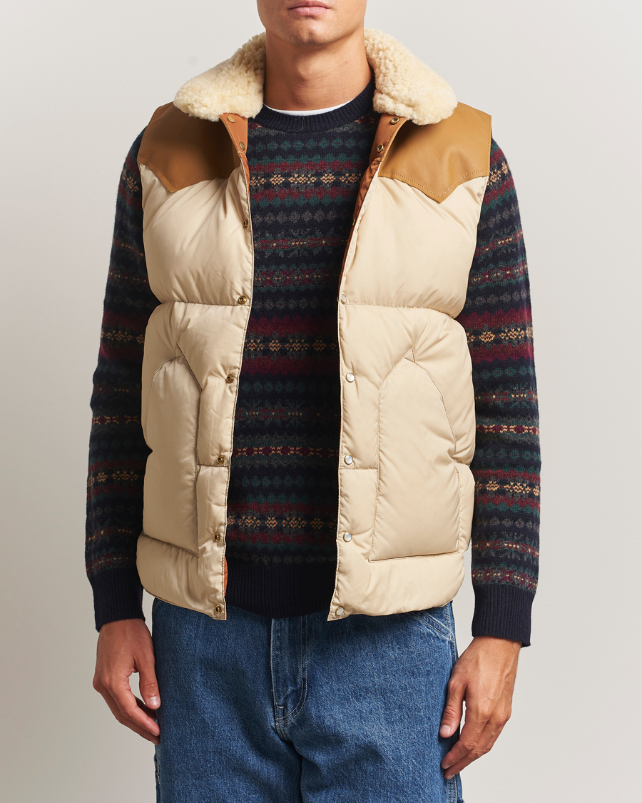 Hombres | Chalecos | Rocky Mountain Featherbed | Christy Vest Light Beige