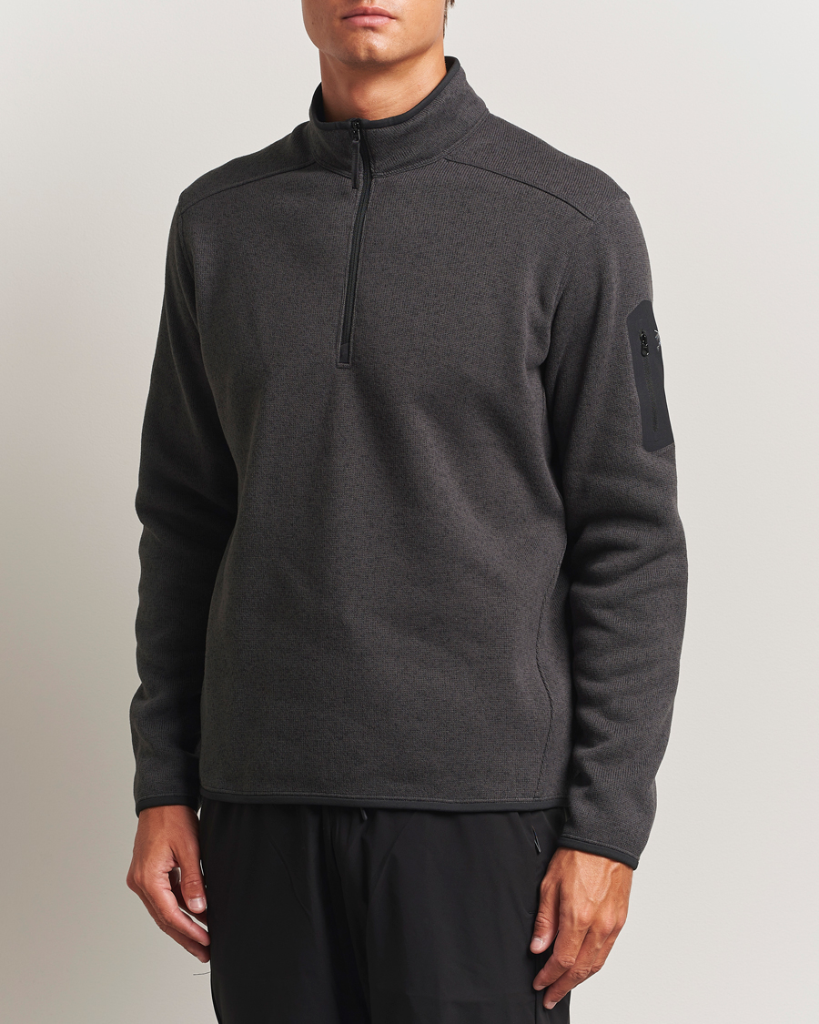 Hombres | Jerséis y prendas de punto | Arc'teryx | Covert Half-Zip Black Heather