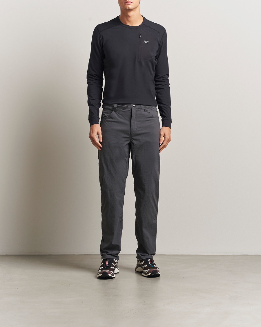 Hombres | Jerséis y prendas de punto | Arc'teryx | Rho Baselayer Crew Neck Black
