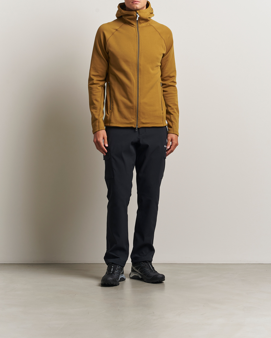 Hombres | Jerséis y prendas de punto | Houdini | Power Up Houdi Greenish Gold