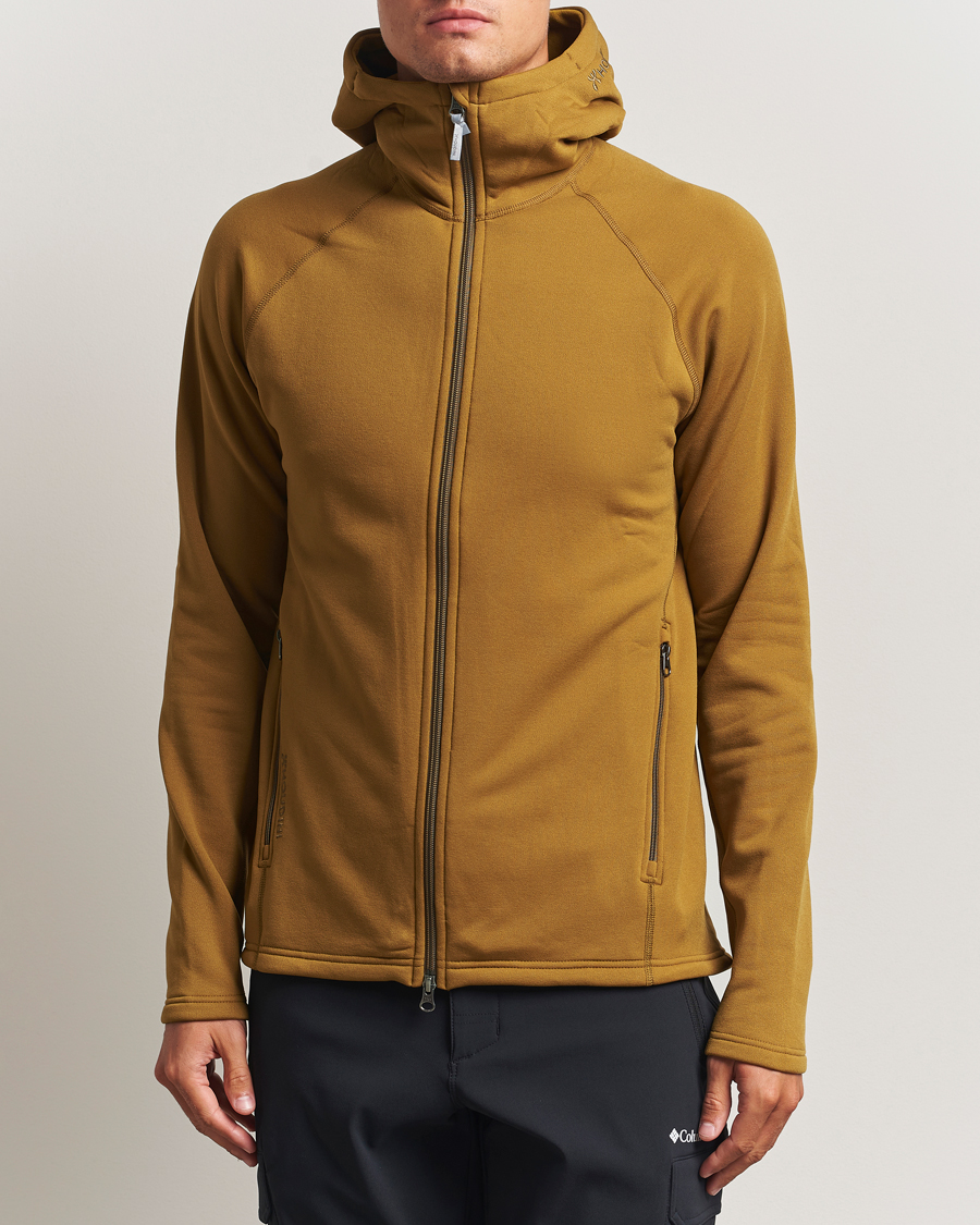 Hombres | Jerséis y prendas de punto | Houdini | Power Up Houdi Greenish Gold