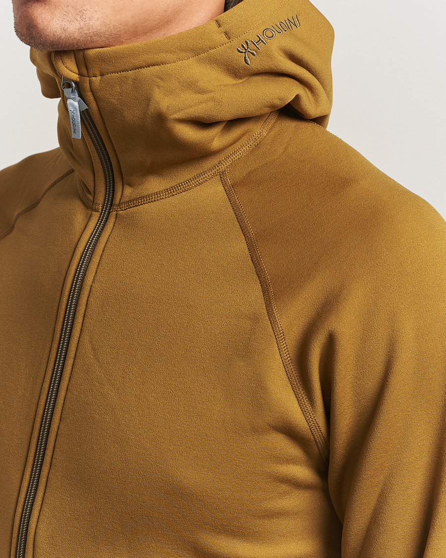 Hombres | Jerséis y prendas de punto | Houdini | Power Up Houdi Greenish Gold