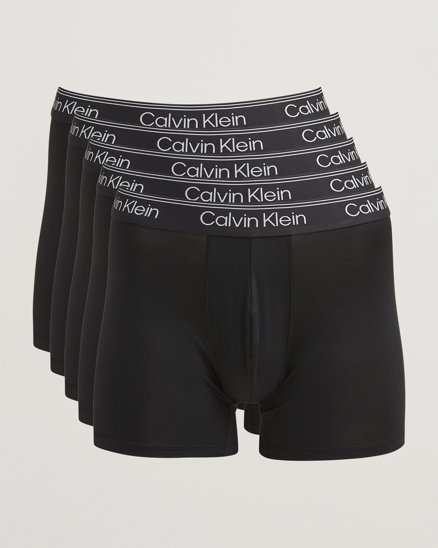 Hombres | Ropa interior y calcetines | Calvin Klein | 5-Pack Micro Stretch Boxer Brief Black