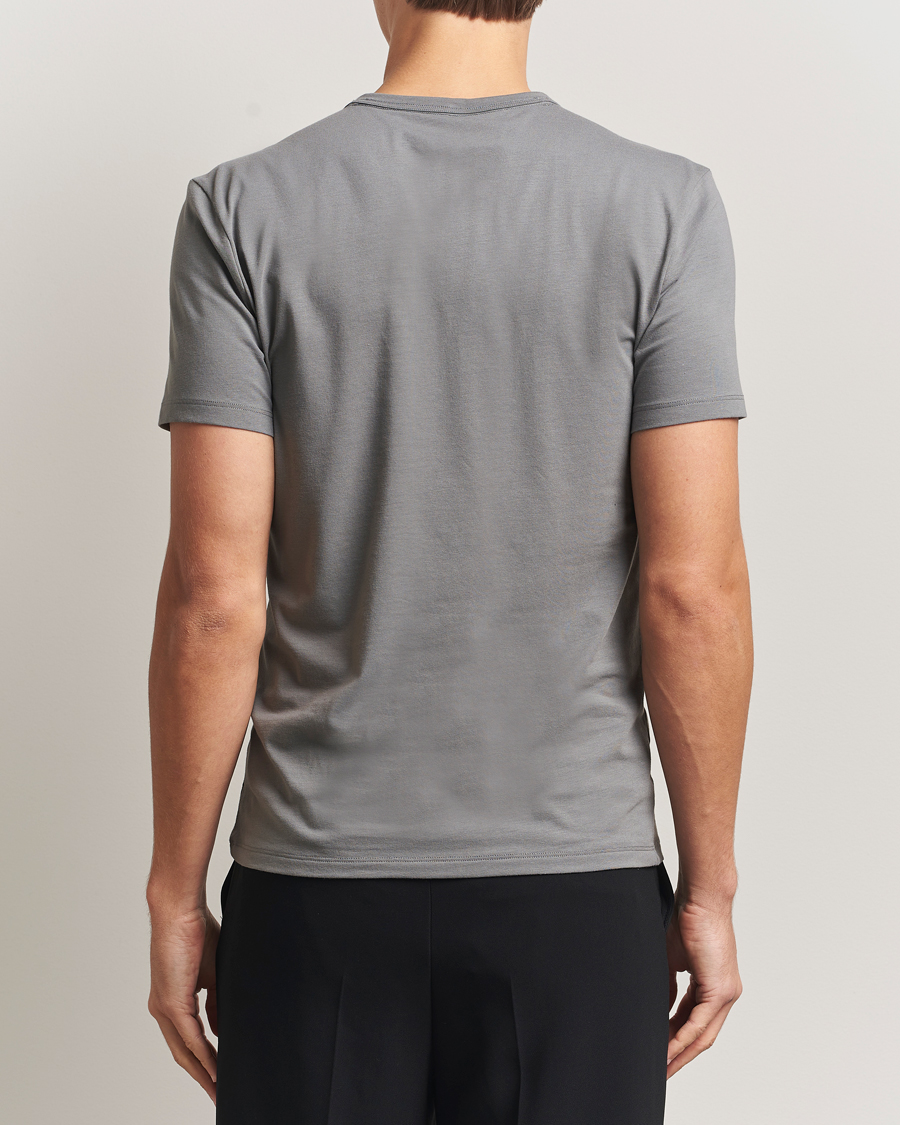 Hombres | Camisetas | Calvin Klein | 3-Pack Cotton Stretch Crew Neck T-Shirt Grey/White/Blue