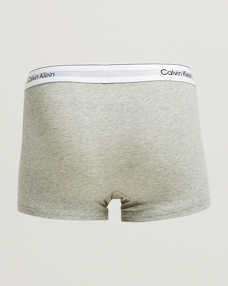 Hombres | Ropa interior y calcetines | Calvin Klein | 3-Pack Icon Cotton Stretch Trunk Grey/Black/White