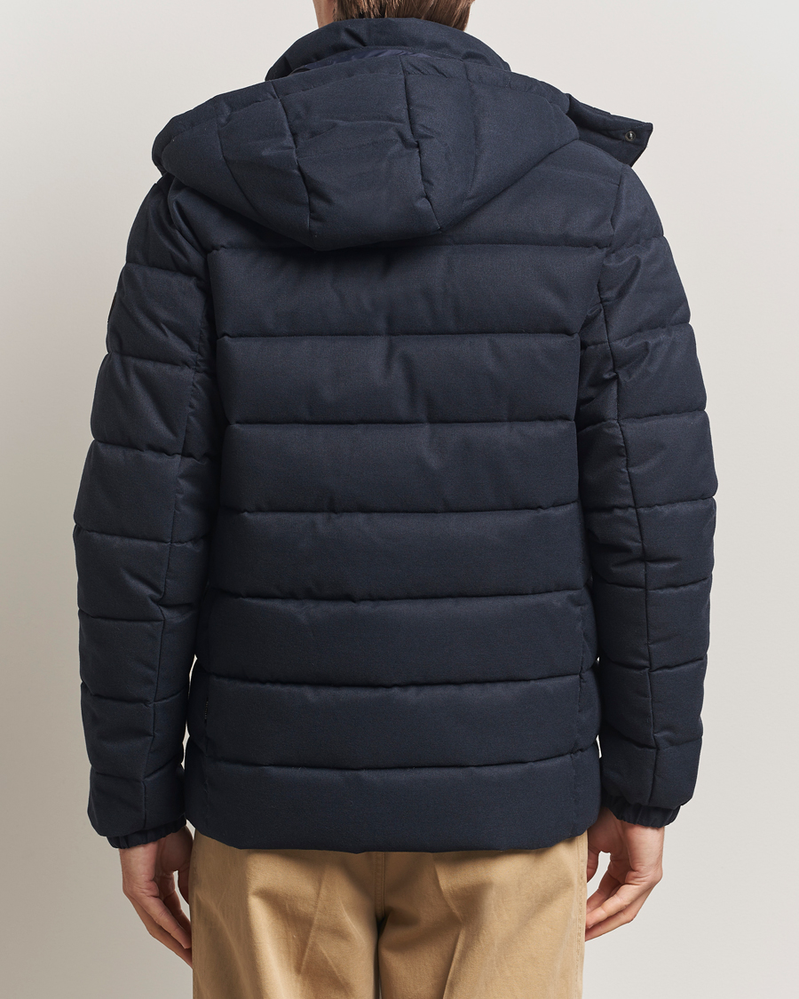 Hombres | Abrigos y chaquetas | Save The Duck | Constantin Padded Flannel Jacket Navy Blue Melange