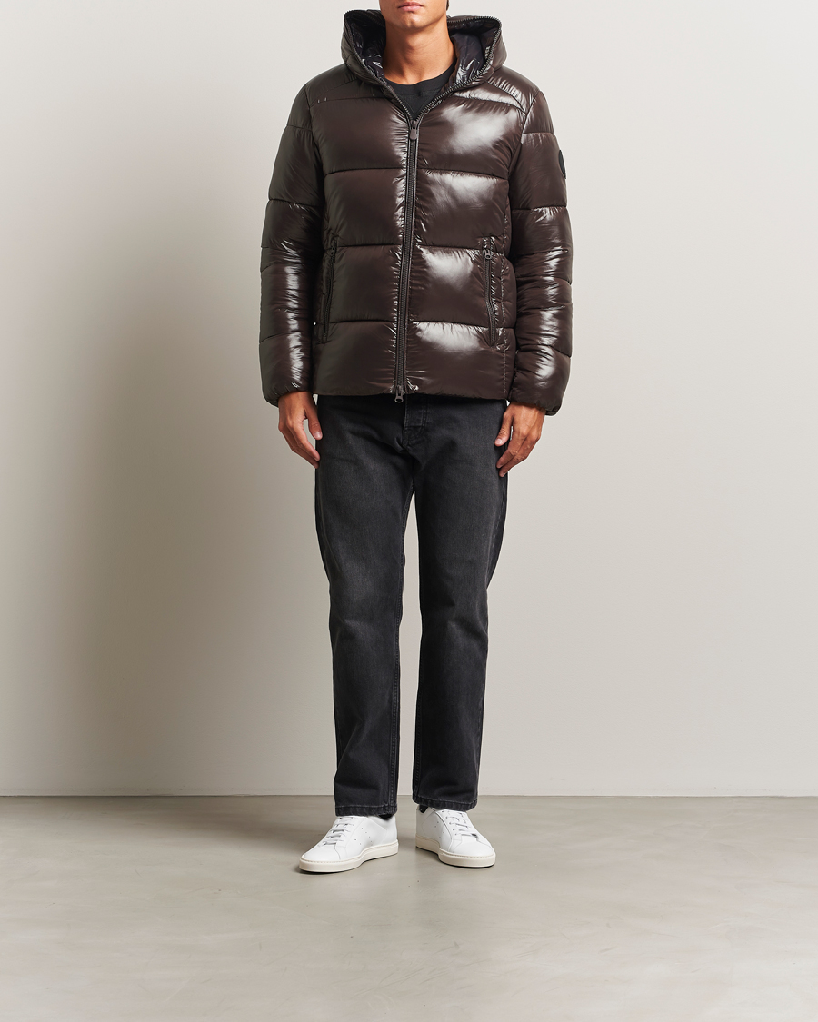 Hombres | Abrigos y chaquetas | Save The Duck | Edgard Padded Puffer Brown Black