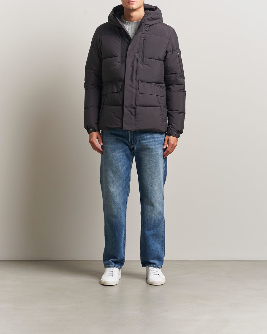 Hombres | Abrigos y chaquetas | Save The Duck | Alter Short Arctic Parka Brown Black