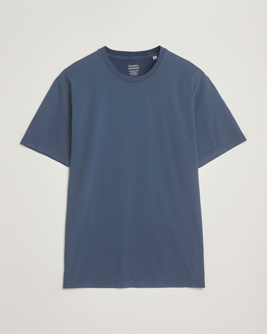 Hombres | Camisetas | Colorful Standard | Classic Organic T-Shirt Petrol Blue