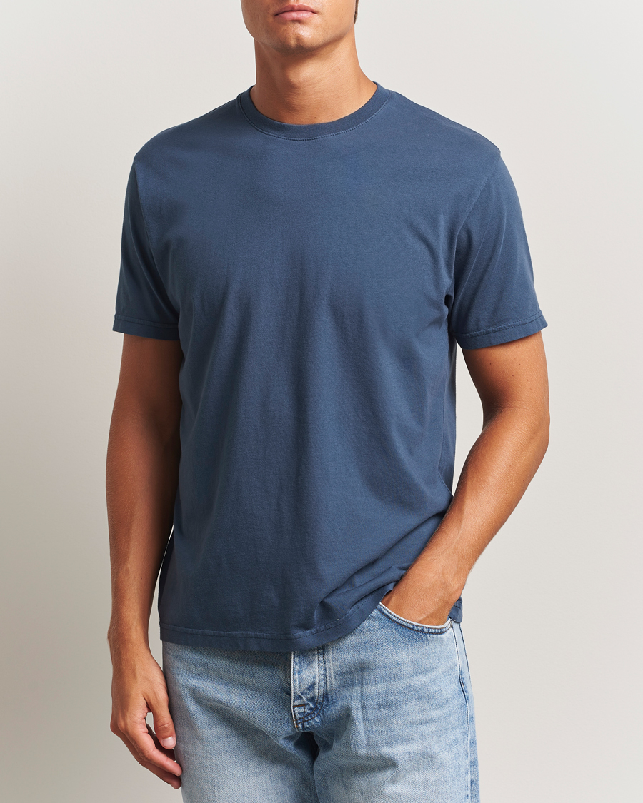 Hombres | Camisetas | Colorful Standard | Classic Organic T-Shirt Petrol Blue