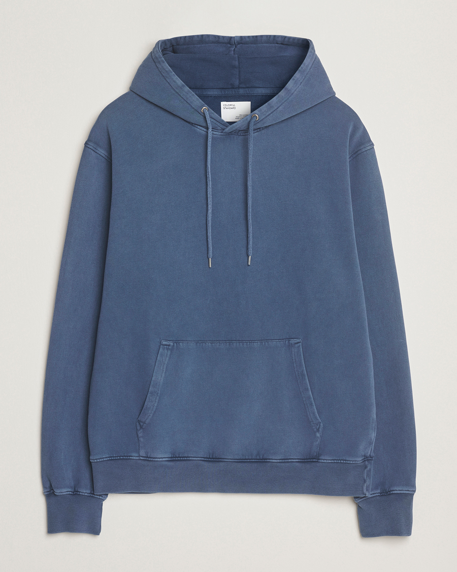 Hombres | Jerséis y prendas de punto | Colorful Standard | Classic Organic Hood Neptune Blue