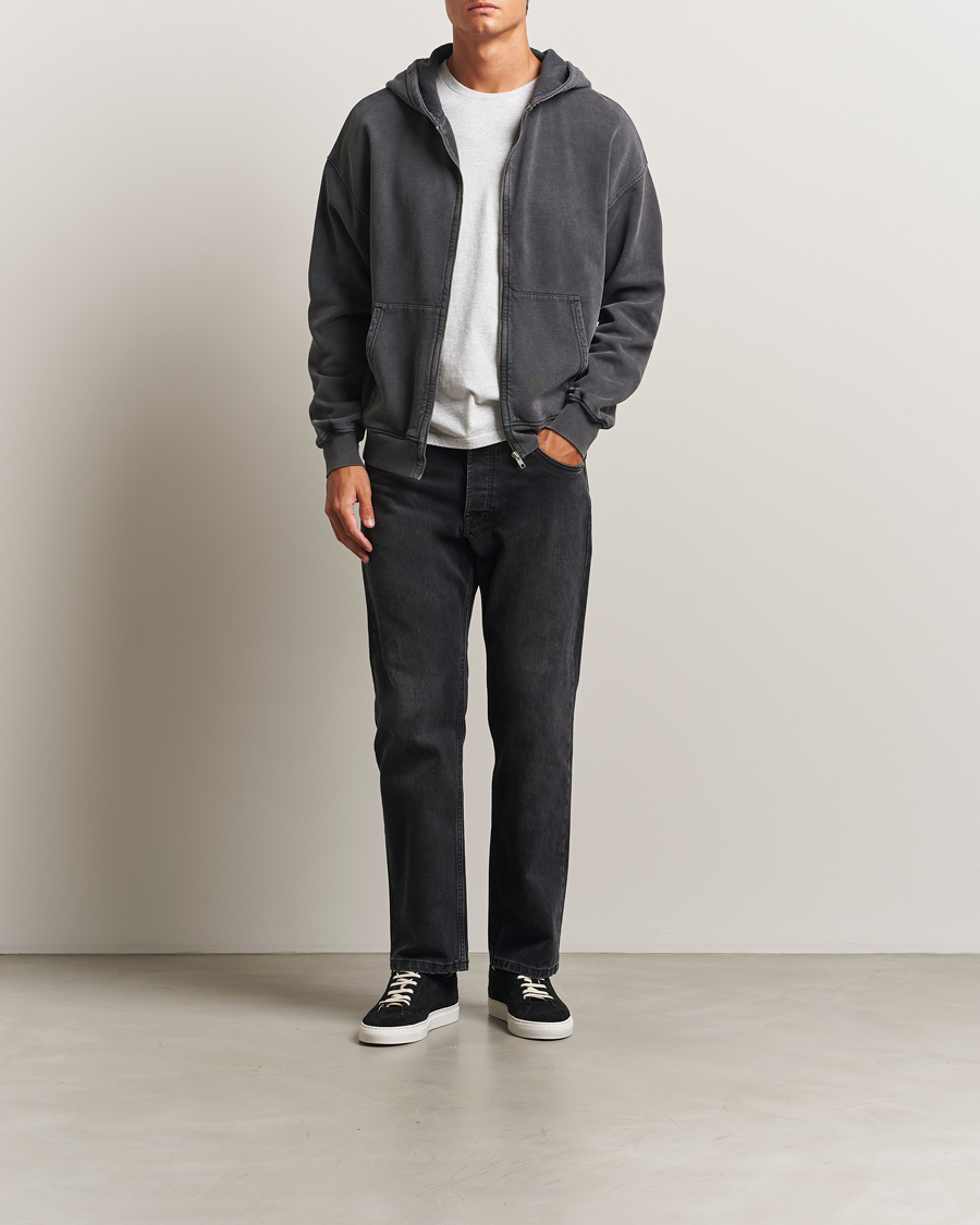 Hombres | Jerséis y prendas de punto | Colorful Standard | Classic Organic Full Zip Hoodie Faded Black