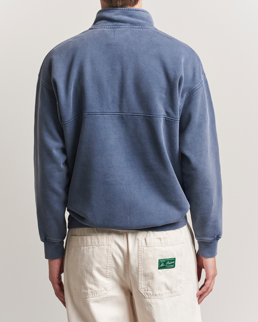 Hombres | Jerséis y prendas de punto | Colorful Standard | Classic Organic Half-Zip Neptune Blue