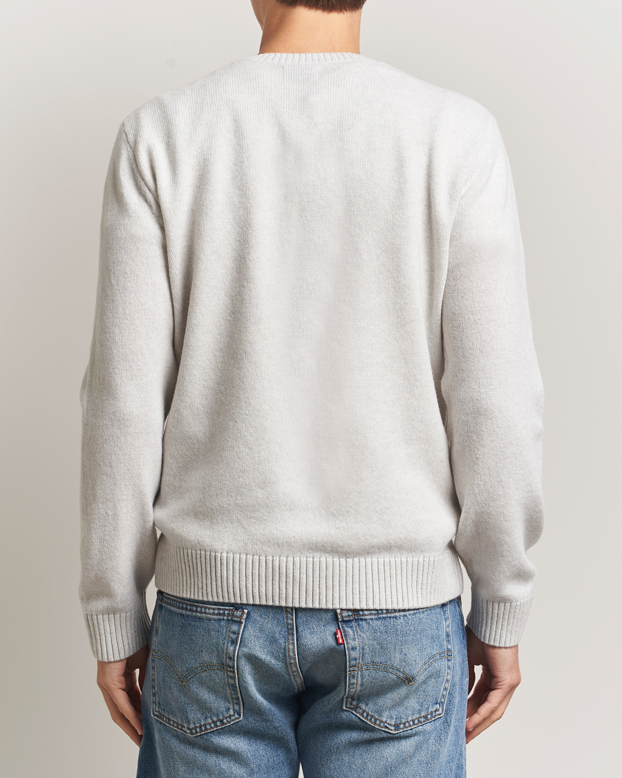 Hombres | Jerséis y prendas de punto | Colorful Standard | Classic Merino Wool Crew Neck Snow Melange