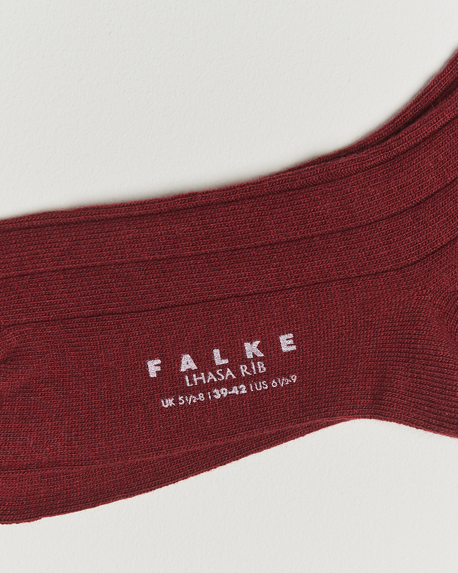 Hombres | Ropa interior y calcetines | Falke | Lhasa Cashmere Socks Cayenne Red