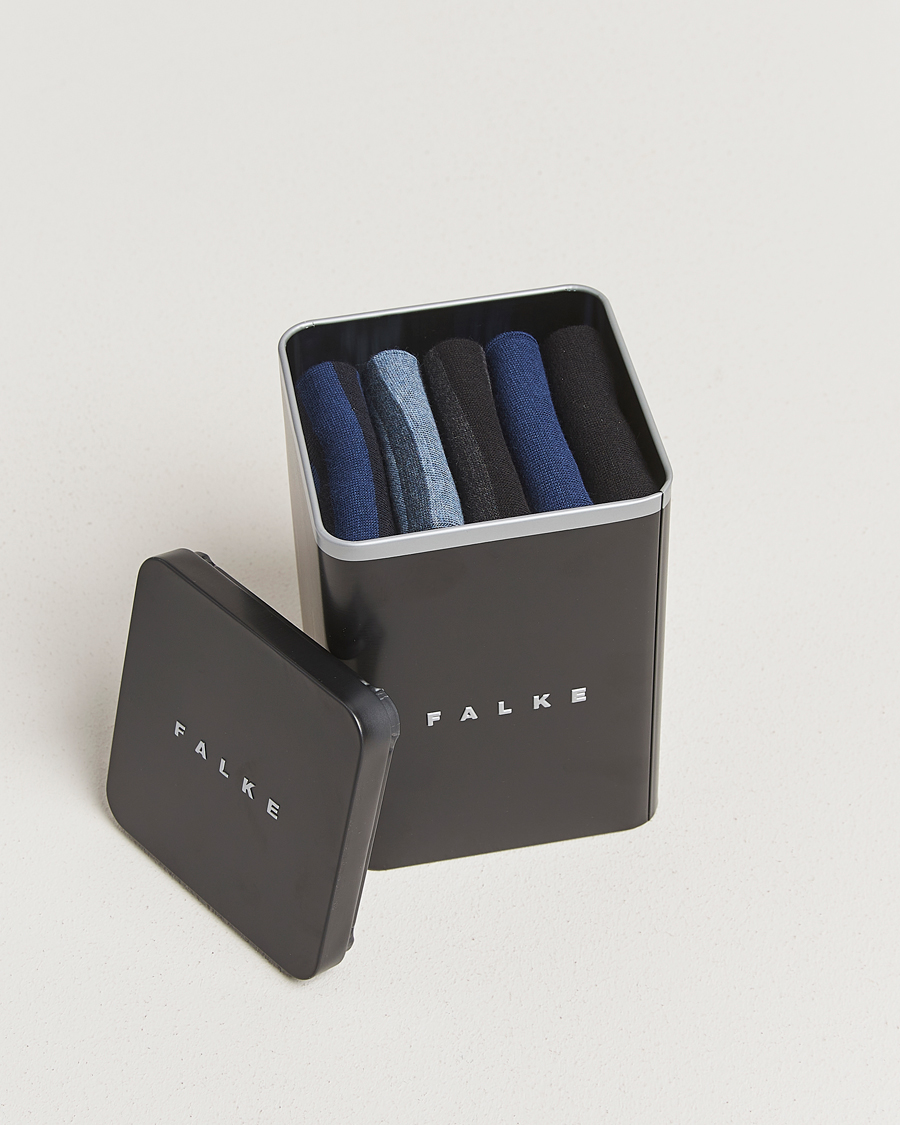 Hombres | Ropa interior y calcetines | Falke | Happy 5-Pack Cotton Socks Multi