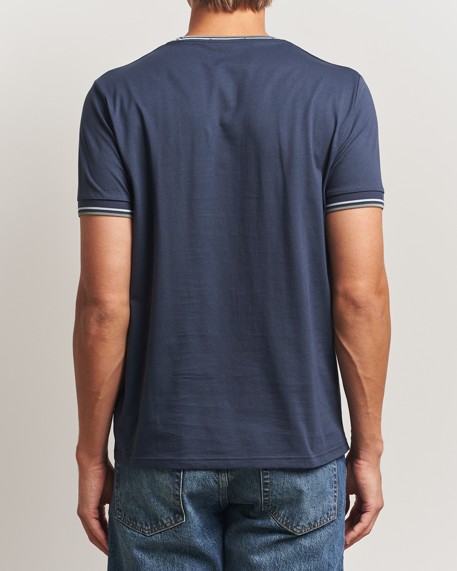 Hombres | Camisetas | Fred Perry | Twin Tipped T-Shirt Dark Airforce