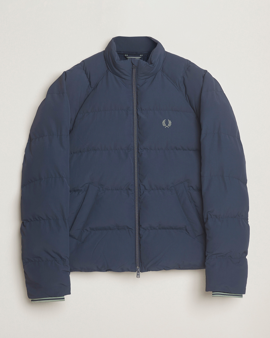 Hombres | Abrigos y chaquetas | Fred Perry | Raglan Padded Down Jacket Dark Airforce