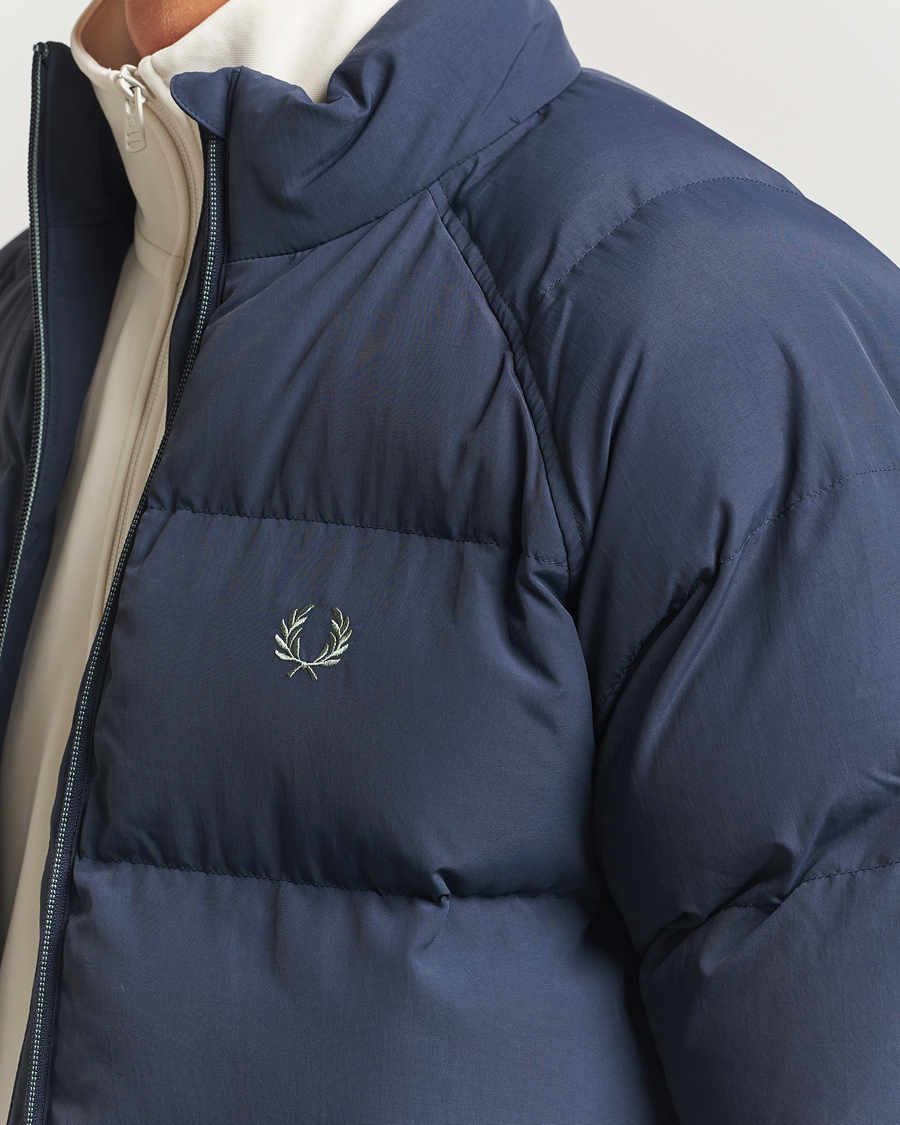 Hombres | Abrigos y chaquetas | Fred Perry | Raglan Padded Down Jacket Dark Airforce