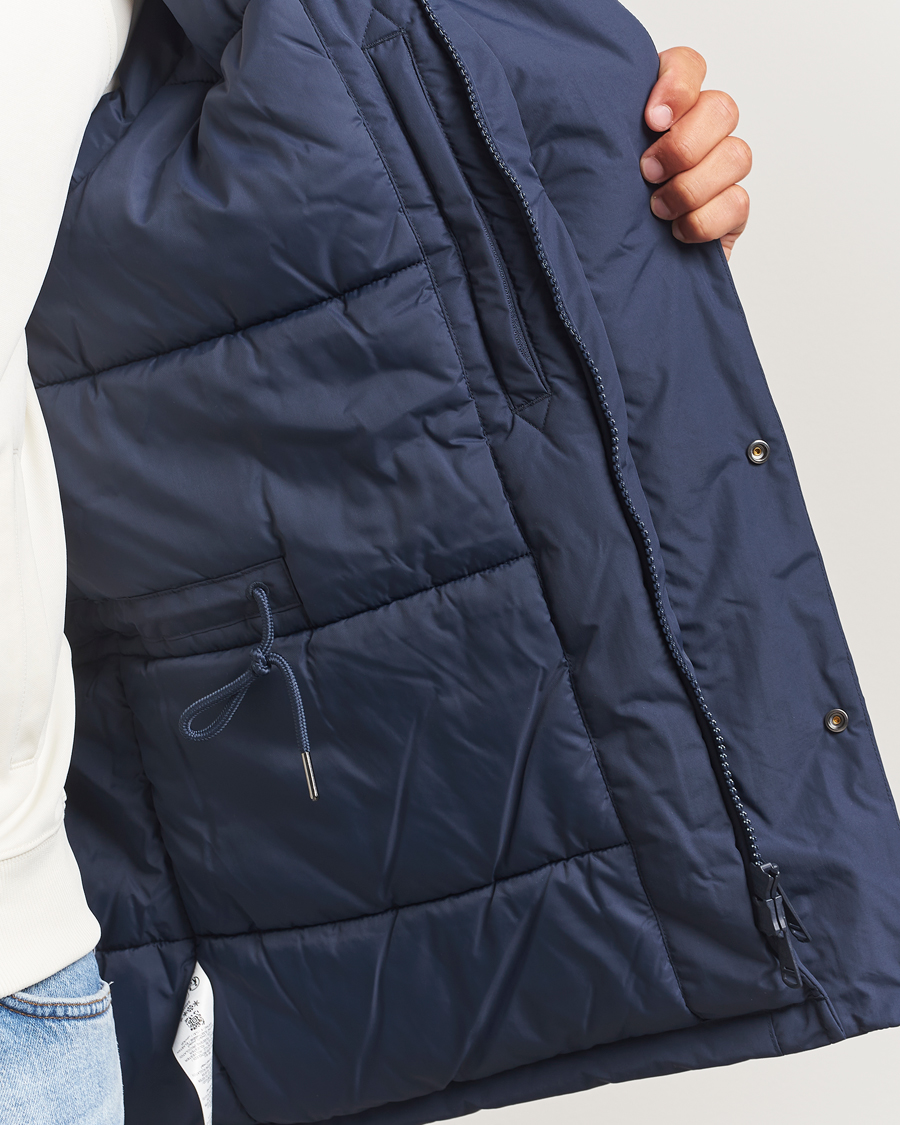 Hombres | Abrigos y chaquetas | Fred Perry | Stockport Padded Hooded Jacket Dark Airforce