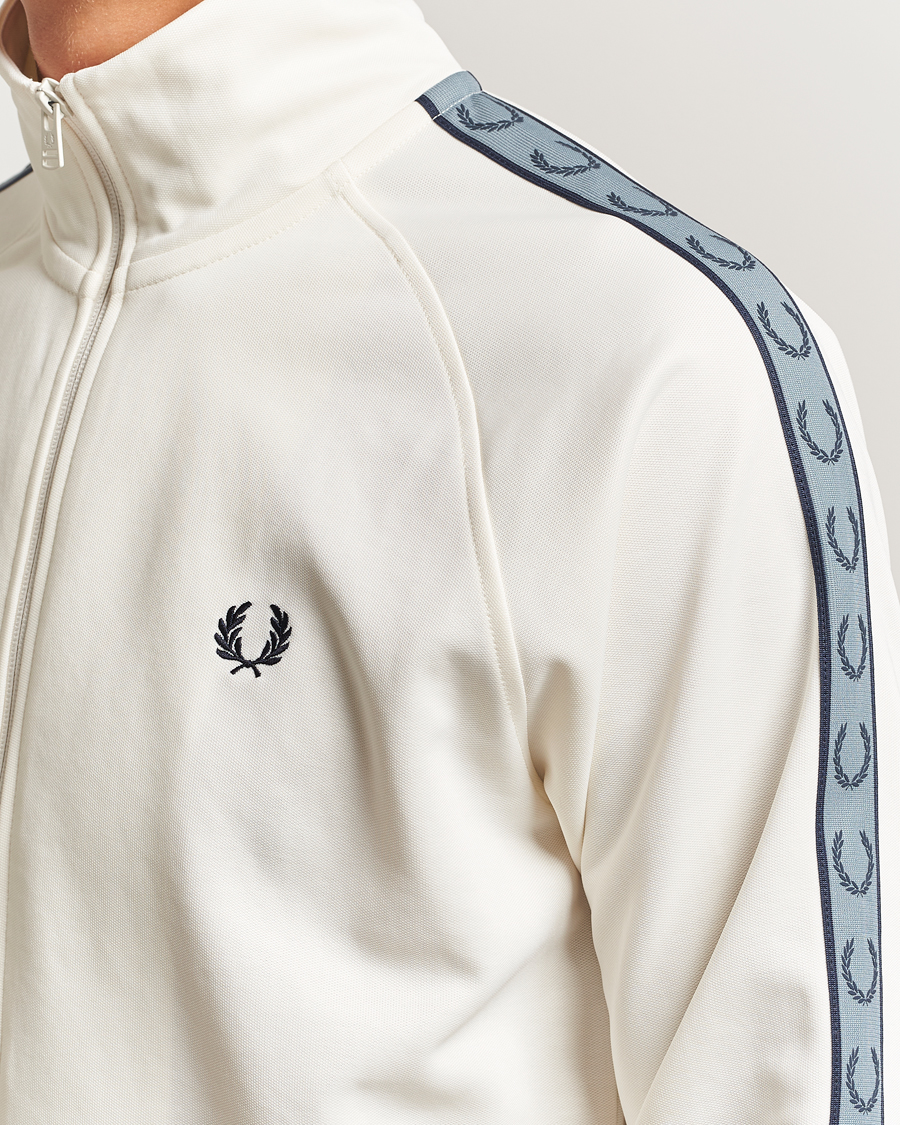 Hombres | Jerséis y prendas de punto | Fred Perry | Taped Track Jacket Ecru
