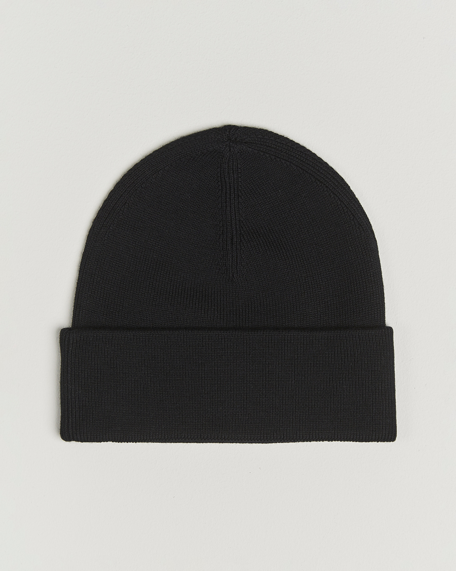 Hombres | Fred Perry Merino Wool Beanie Black | Fred Perry | Merino Wool Beanie Black