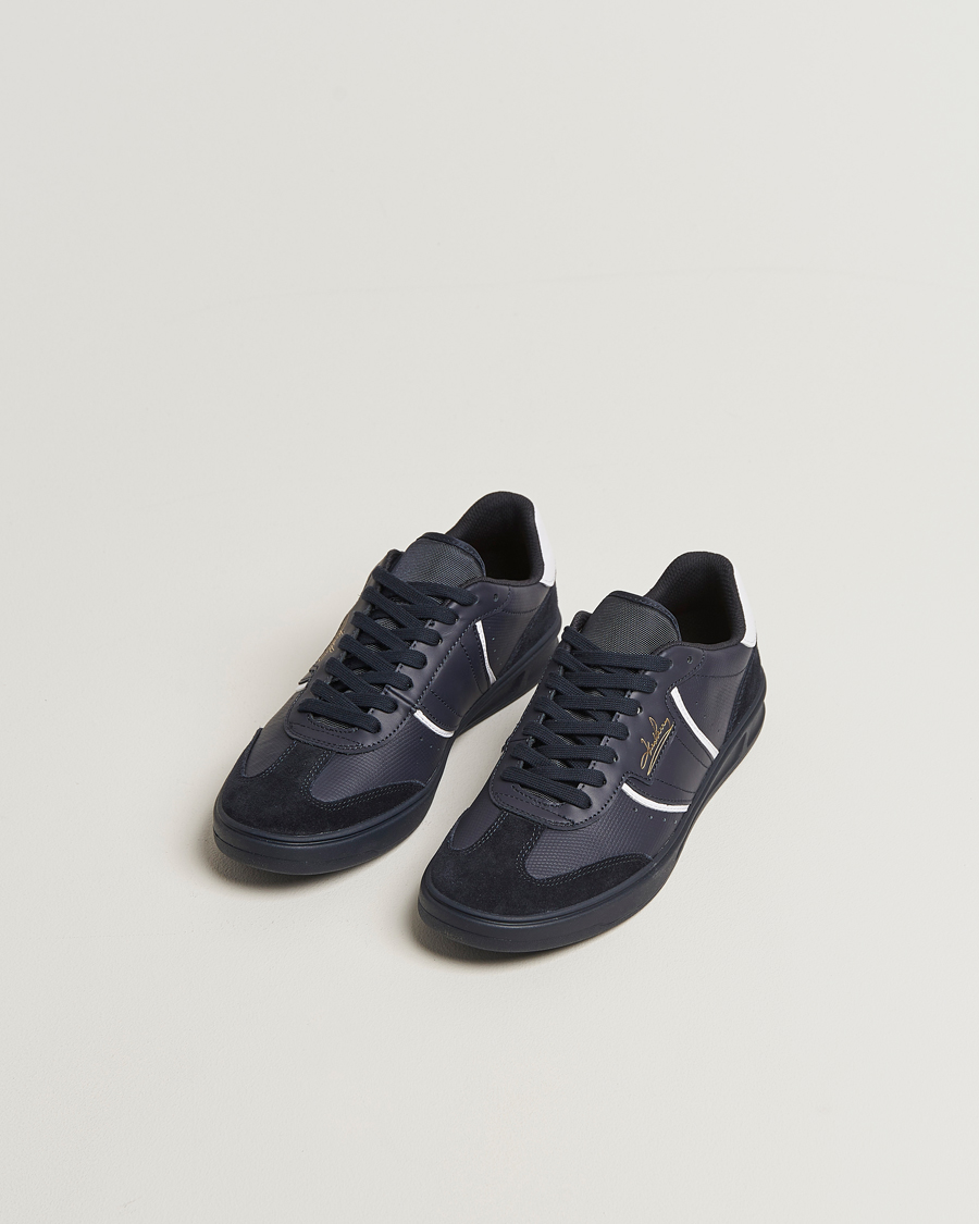 Hombres | Zapatillas | Fred Perry | B4 Leather/Suede Sneaker Navy
