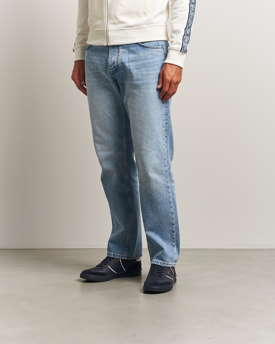 Hombres | Zapatillas | Fred Perry | B4 Leather/Suede Sneaker Navy