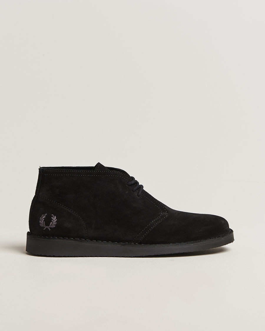Hombres | Botas | Fred Perry | Hawley Suede Chukka Boot Black