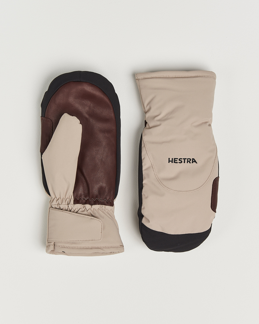 Hombres | Guantes | Hestra | CZone Mellow Mitt Beige