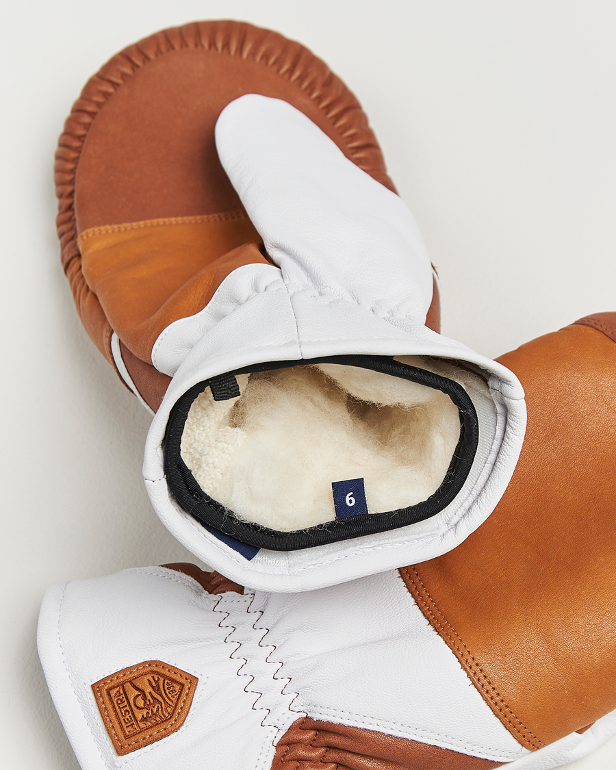 Hombres | Hestra reMix Mitt Cork/Off White | Hestra | reMix Mitt Cork/Off White