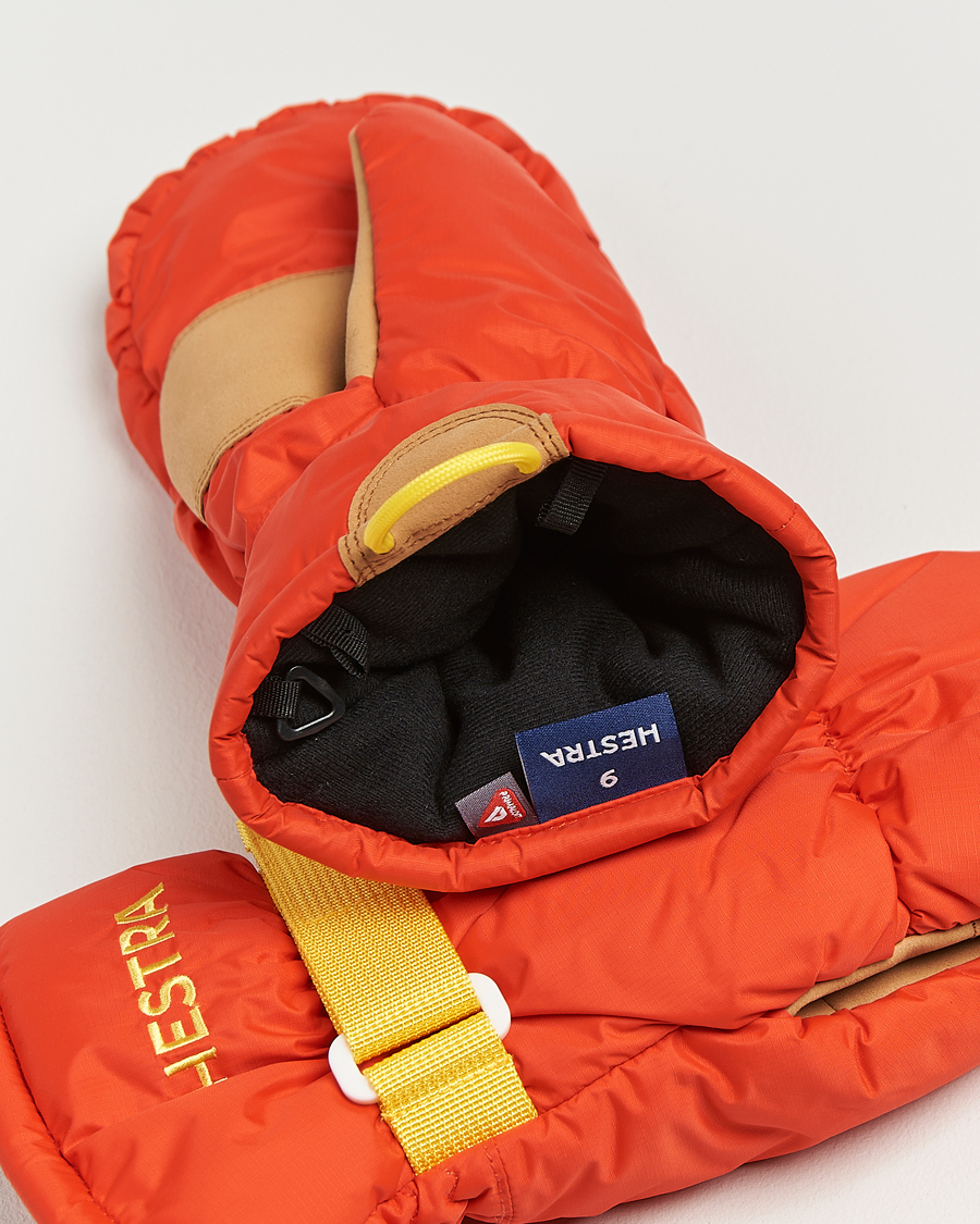 Hombres | Guantes | Hestra | Kiruna Mitt Light Red