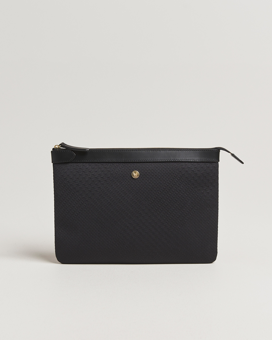 Hombres | Bolsos | Mismo | M/S Nylon Pouch Large Haptic Black/Black