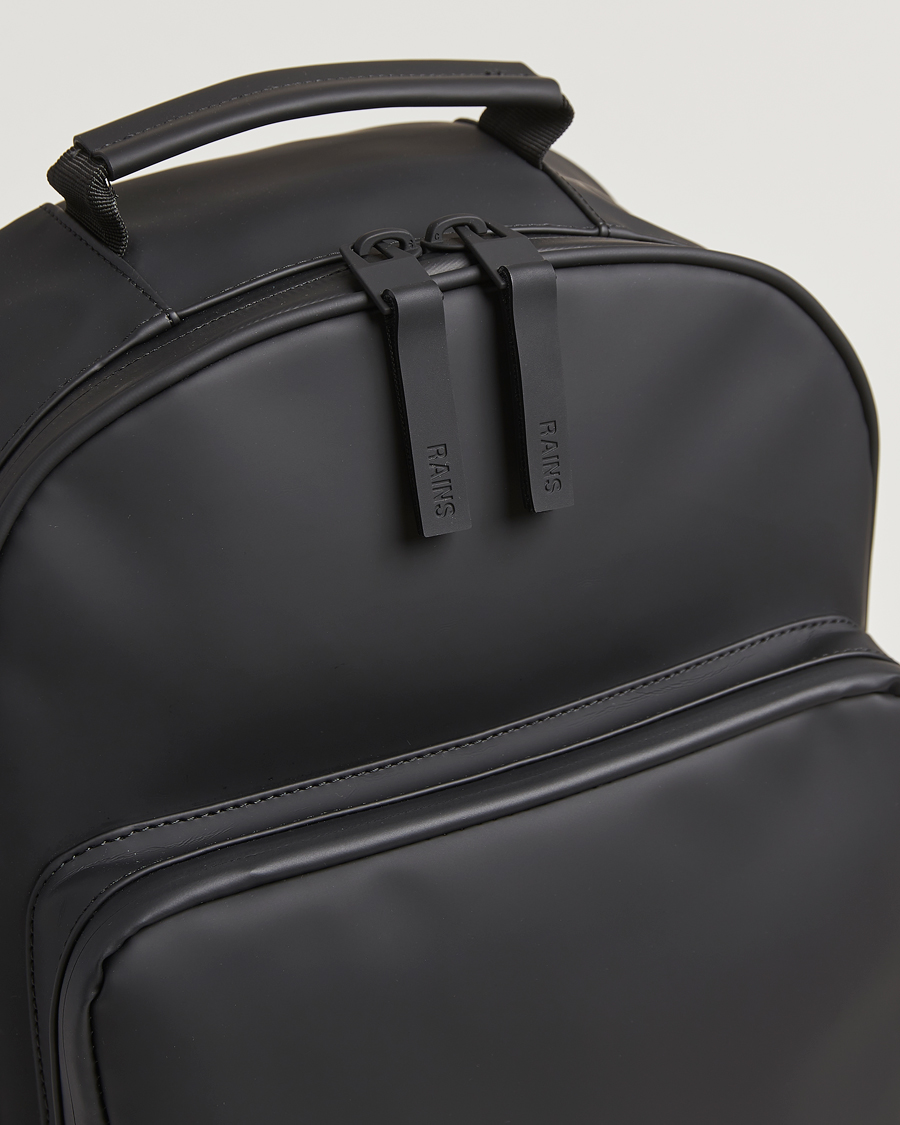 Hombres | RAINS Book Daypack Backpack Black | RAINS | Book Daypack Backpack Black