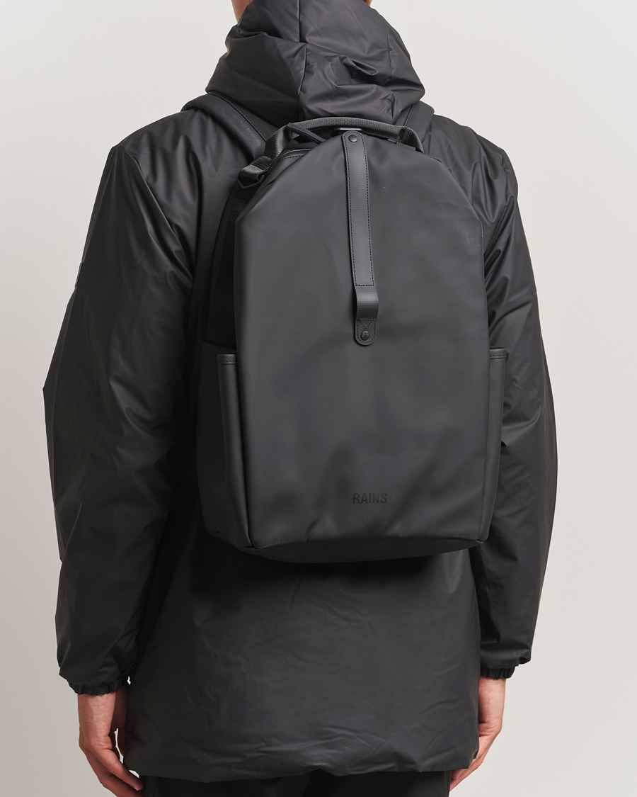 Hombres | Bolsos | RAINS | Clip Front Backpack Black