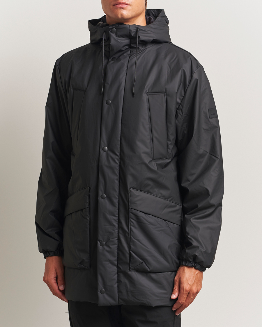 Hombres | Abrigos y chaquetas | RAINS | Lohja Insulated Cargo Jacket Black
