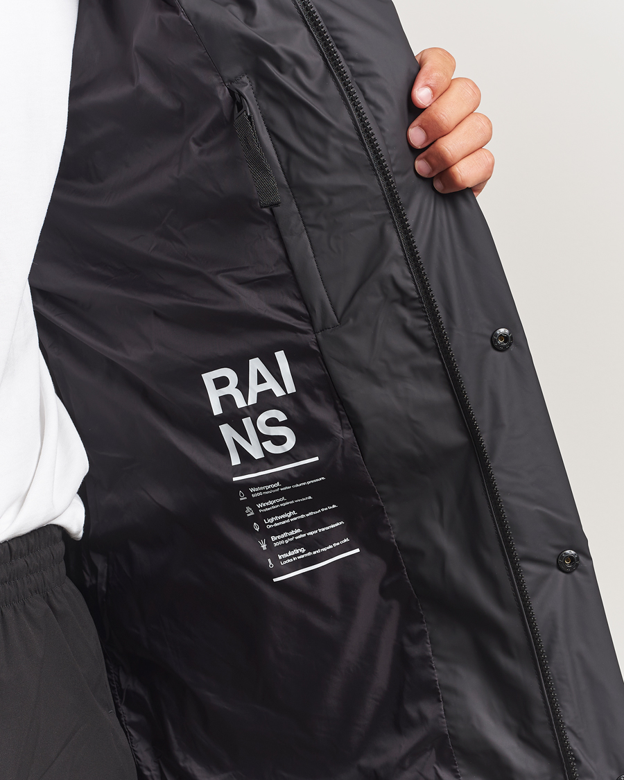 Hombres | Abrigos y chaquetas | RAINS | Lohja Insulated Cargo Jacket Black