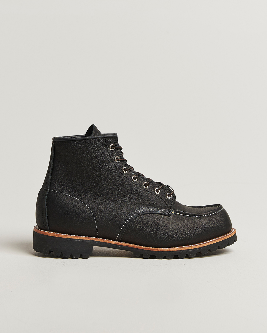 Hombres | Botas | Red Wing Shoes | Roughneck Boot Black Oil Slick Leather