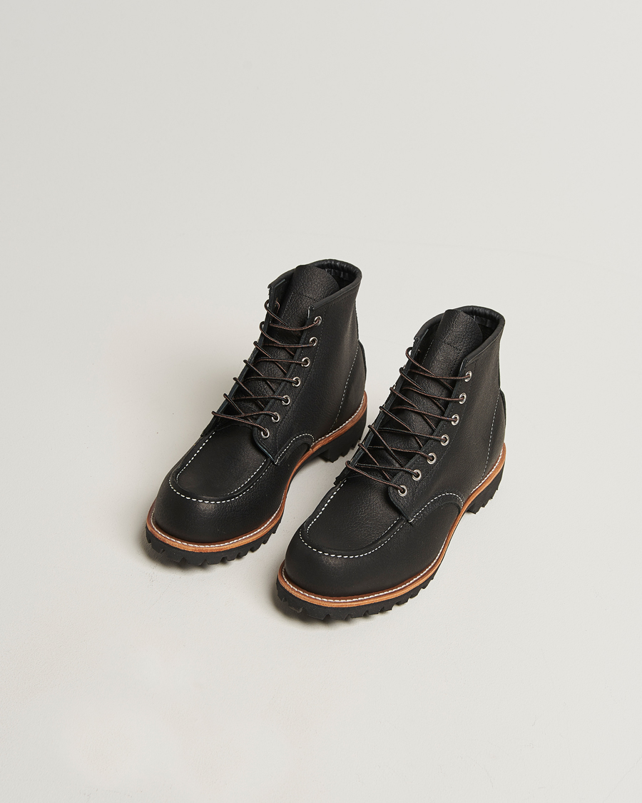 Hombres | Botas | Red Wing Shoes | Roughneck Boot Black Oil Slick Leather