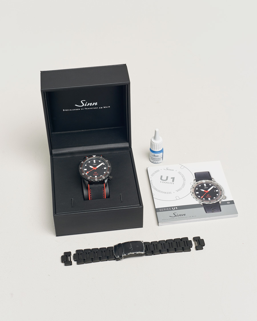 Hombres | Sinn Pre-Owned U1 Black Hard Coating | Sinn Pre-Owned | U1 Black Hard Coating