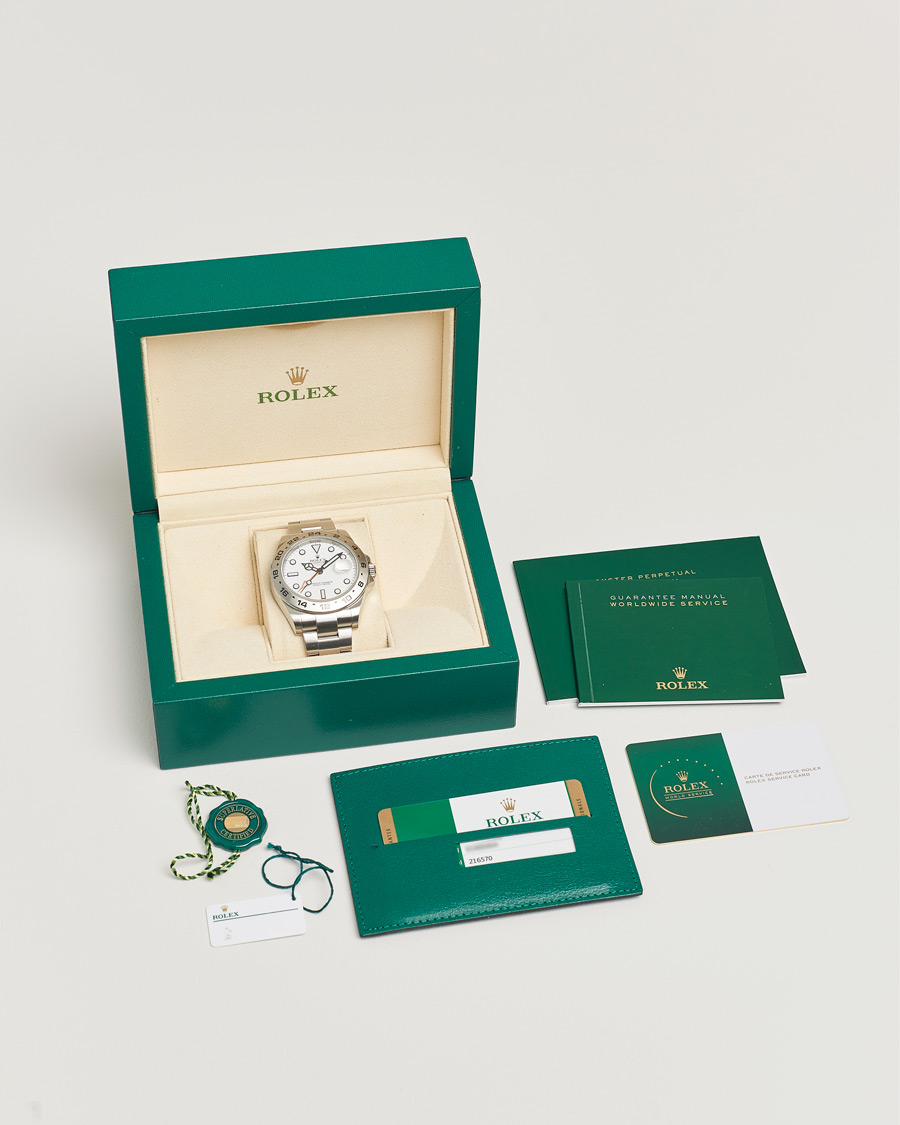 Hombres | Rolex Pre-Owned Explorer II Steel White | Rolex Pre-Owned | Explorer II Steel White