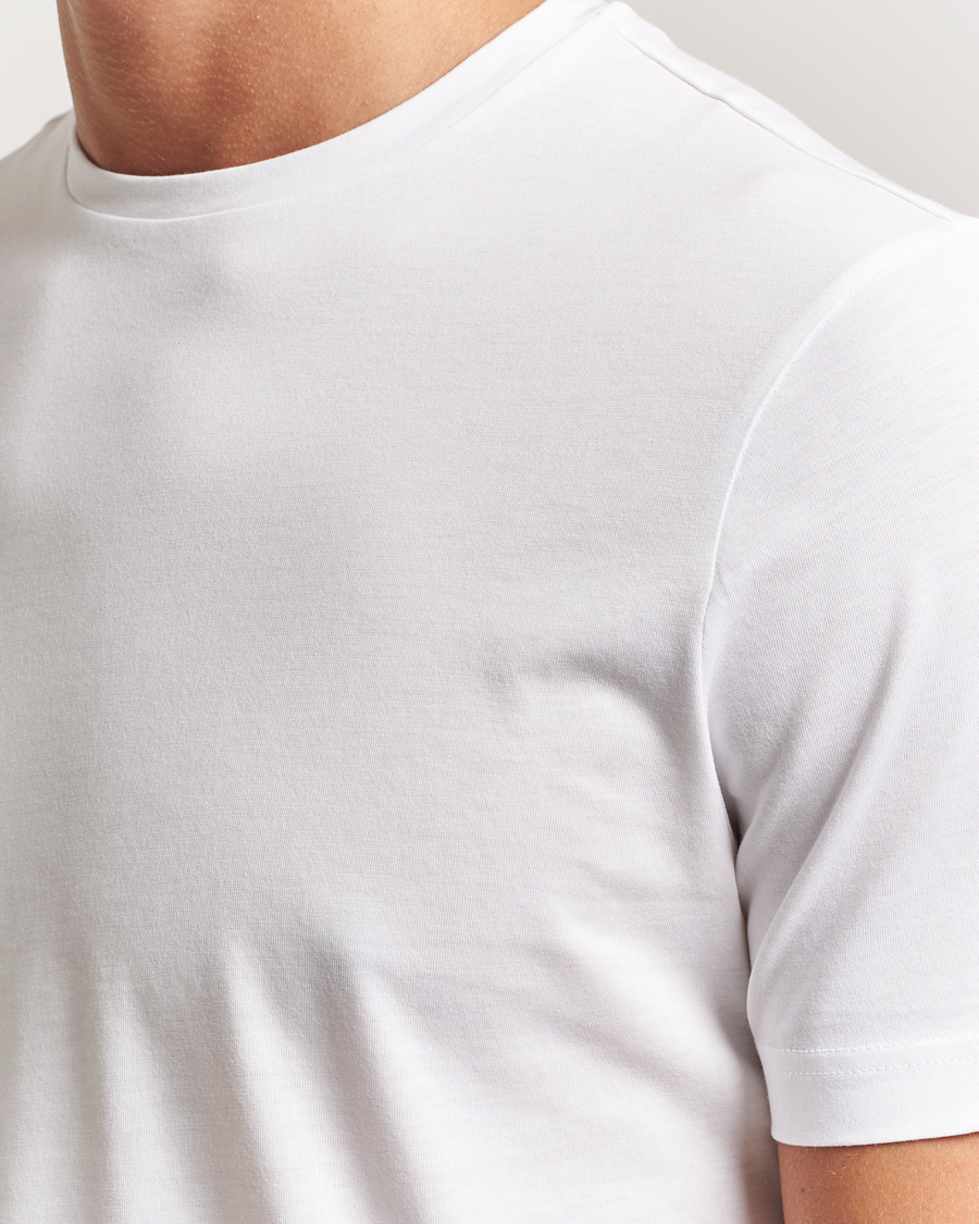Hombres | Camisetas | Stenströms | Supima Cotton T-Shirt White