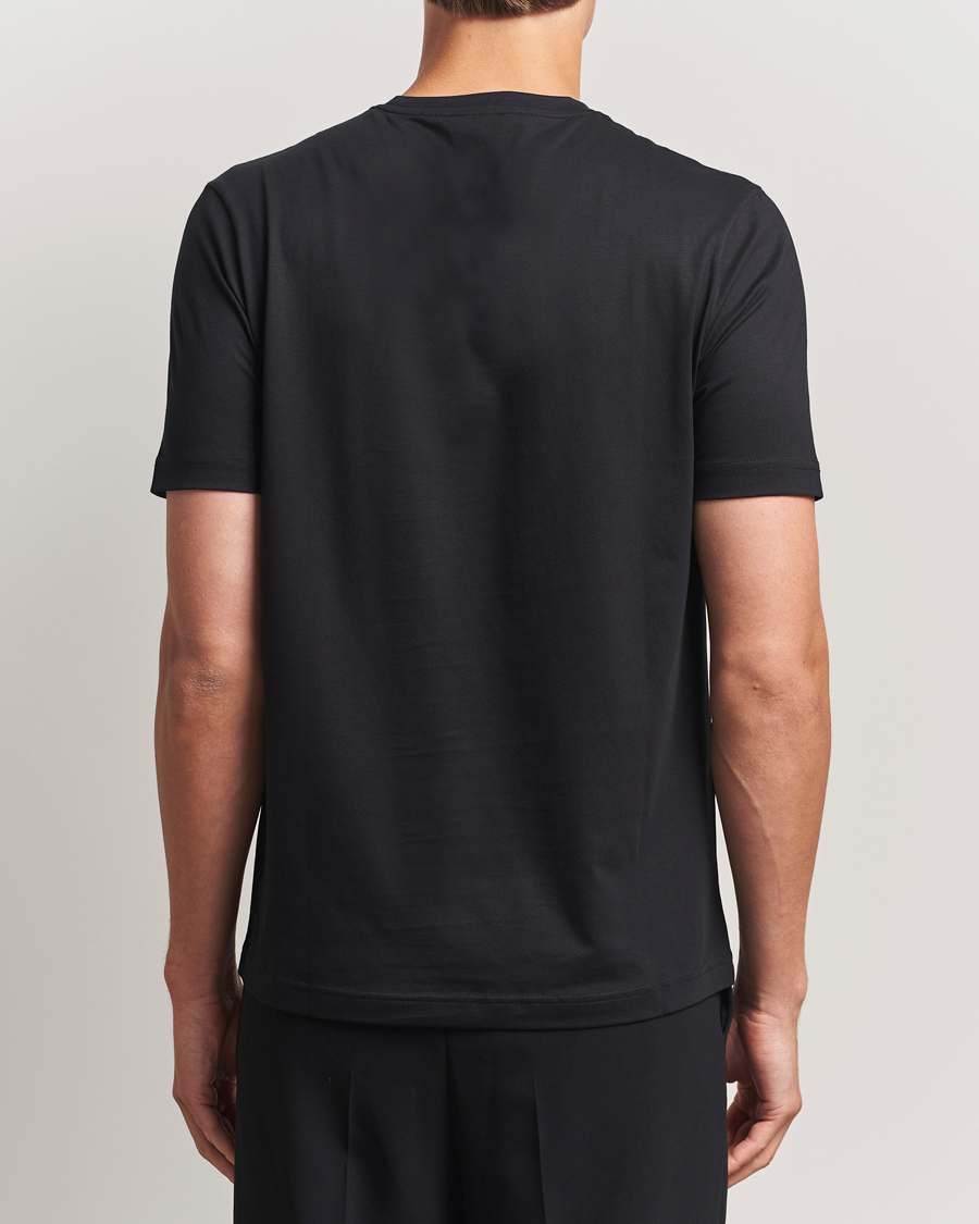 Hombres | Camisetas | Stenströms | Supima Cotton T-Shirt Black