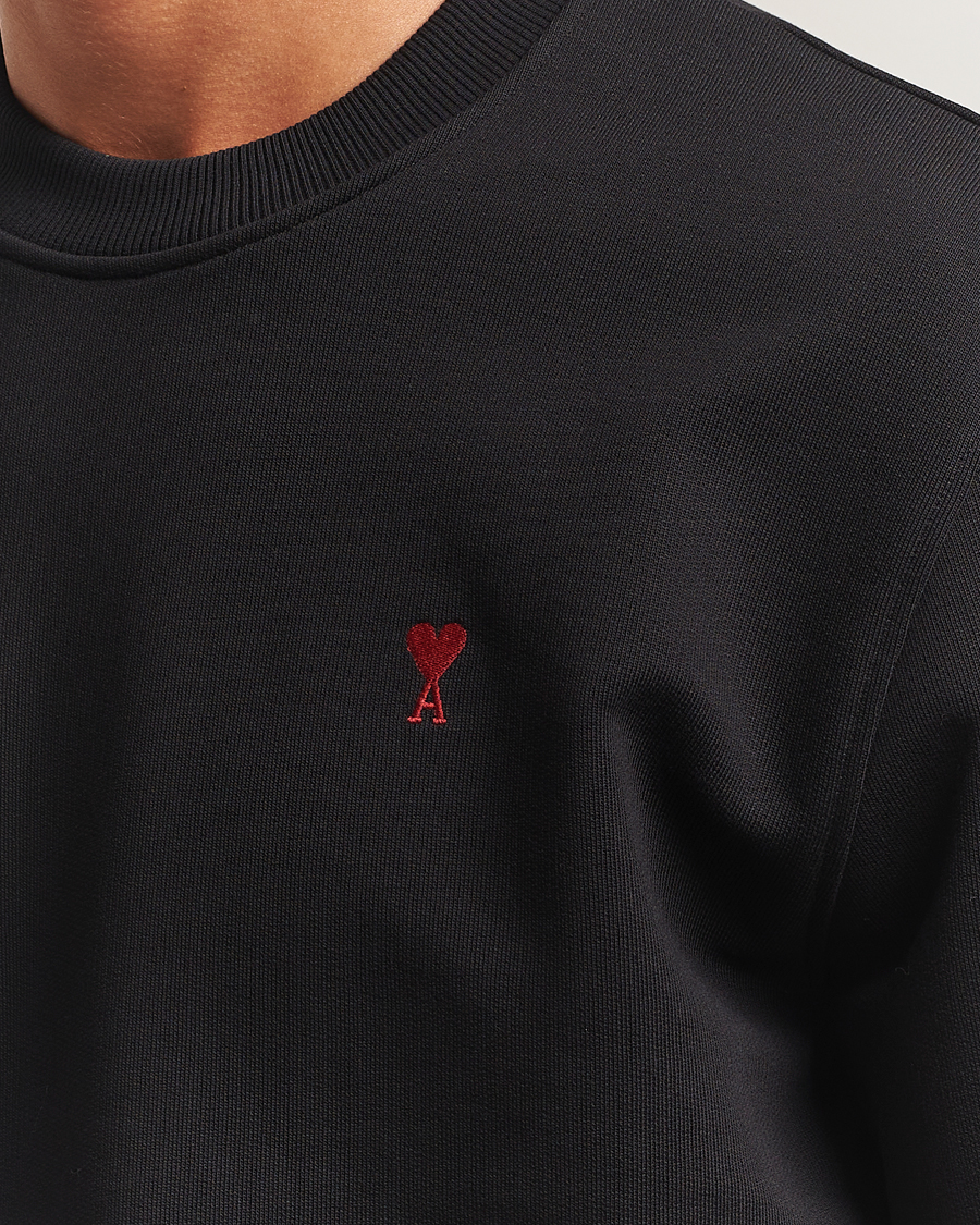 Hombres | Jerséis y prendas de punto | AMI | Heart Logo Sweatshirt Black