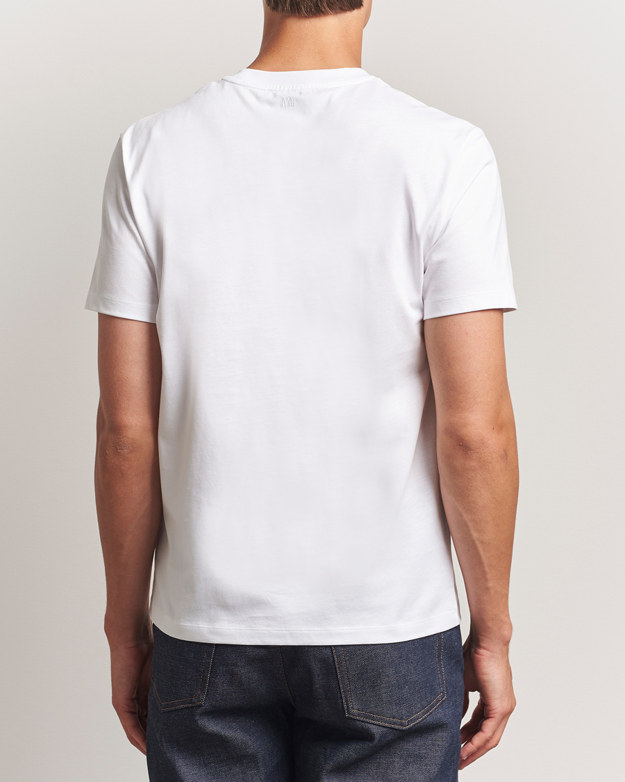 Hombres | Camisetas | AMI | Contrast Heart Logo T-Shirt White