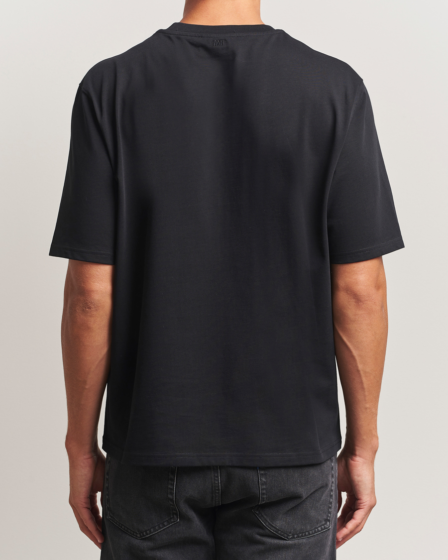 Hombres | Camisetas | AMI | Patch Heart T-Shirt Black