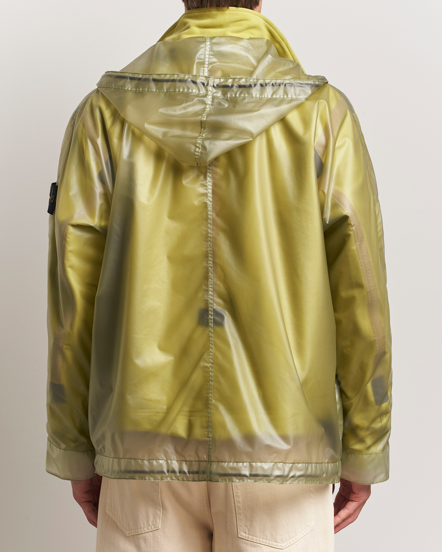 Hombres | Abrigos y chaquetas | Stone Island | Translusent Cover Moleskin Short Parka Green